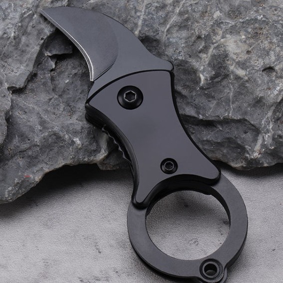 Outdoor high-hardness claw folding knife, portable keychain knife, claw knife, box opening knife, mini folding fruit knife full figure