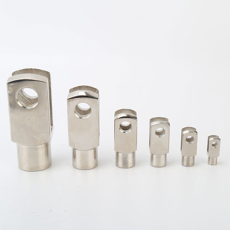 sc cylinder installation accessories TC/FA/CA/CB fixed flange plate accessories single and double ear I/Y type/floating joint Specification drawing