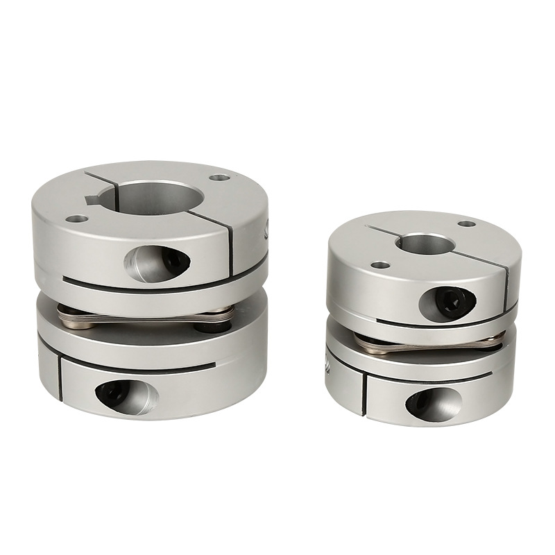 Single diaphragm coupling, aluminum alloy elastic single diaphragm laminated coupling, servo motor lead screw coupling Item Picture