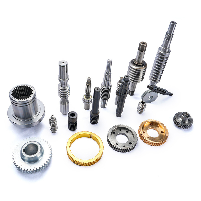 We supply various non-standard gear, micro precision worm gear and worm processing parts and mechanical transmission parts processing full figure