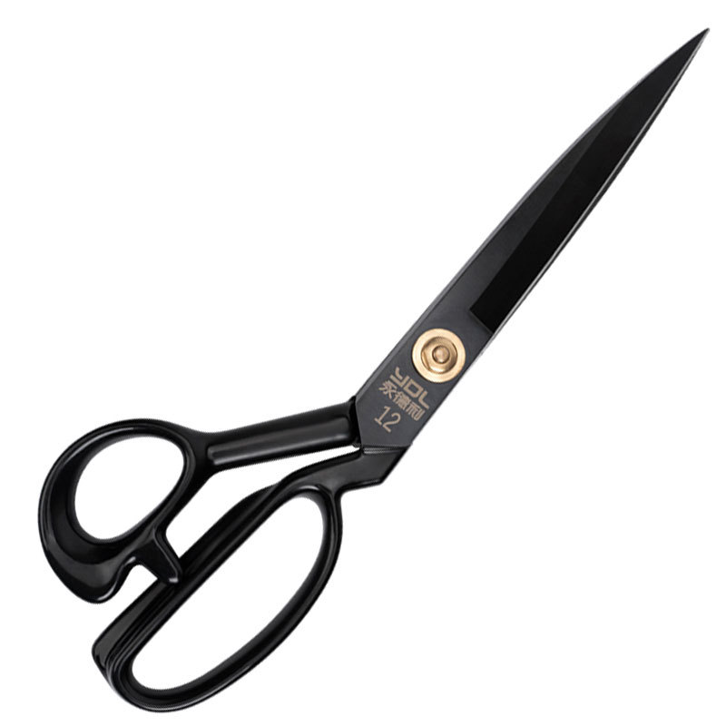 Yongdeli tailor scissors are made of manganese steel for fabric cutting, clothing, leather sewing, large scissors, and household fabric scissors Item Picture