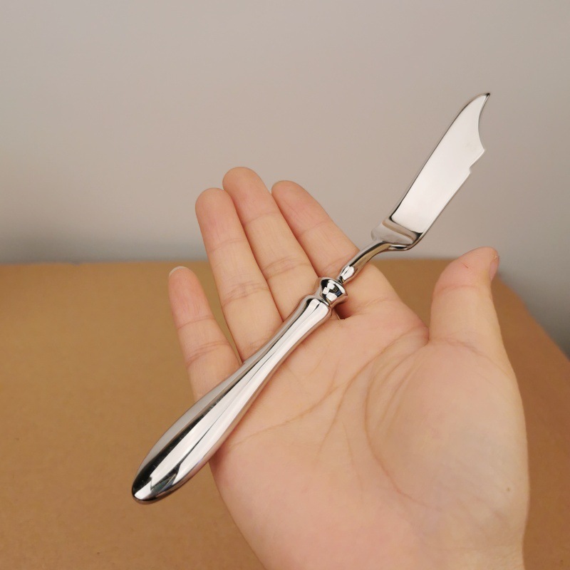 High-end forged 304 stainless steel butter knife, jam spatula, cheese cream butter knife, toast peanut butter spread Specification drawing