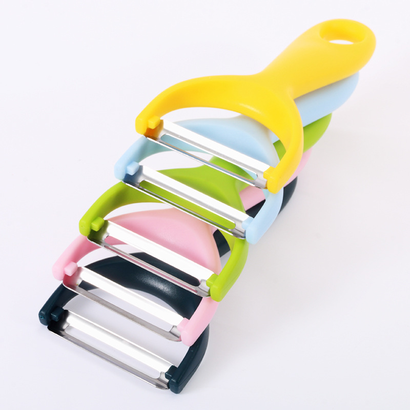 Sharp stainless steel melon peeler, peeler knife, fruit peeler, fruit peeler, potato peeler, firm and practical fruit knife Specification drawing