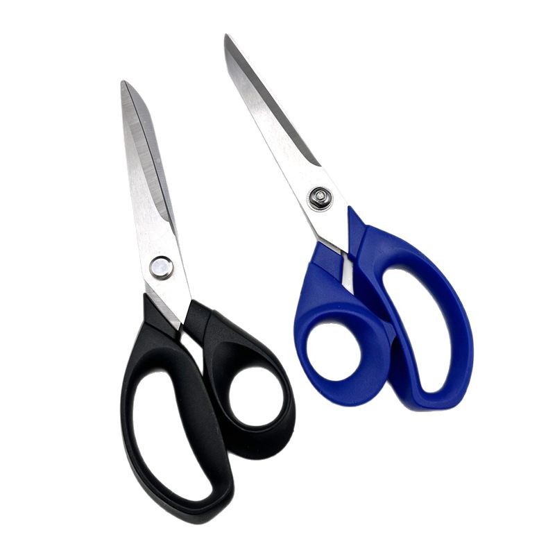 Stainless steel horn scissors, fabric cutting scissors, sewing tools, fabric scissors, professional clothing cutting, fabric scissors, household Item Picture