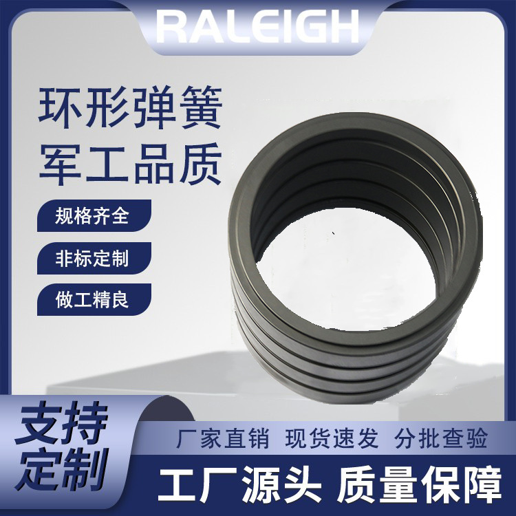 Ring springs, friction springs, automotive manufacturing, shock absorption and strong shock absorption, direct supply of non-standard parts, construction and bridge full figure