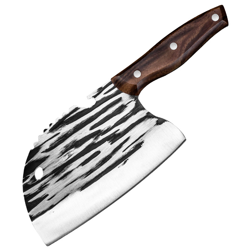 This is a popular old man's multi-functional fish head knife with sharp edges. It is a handcrafted slicing knife, a kitchen meat slicer, and a household kitchen knife Item Picture