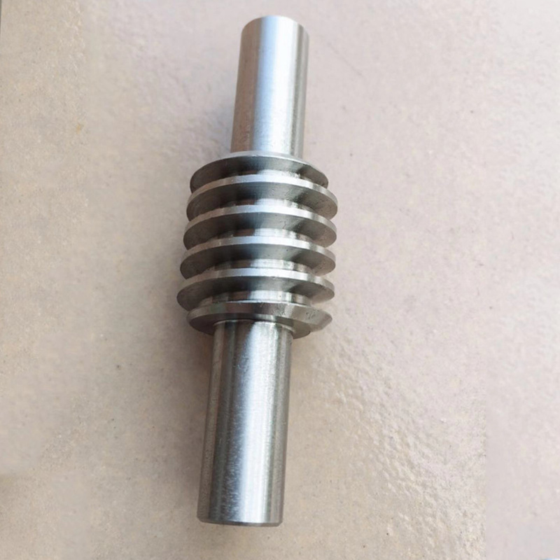 Multi-purpose wear-resistant high-load-bearing stainless steel high-precision worm, turbine and worm processing details Picture