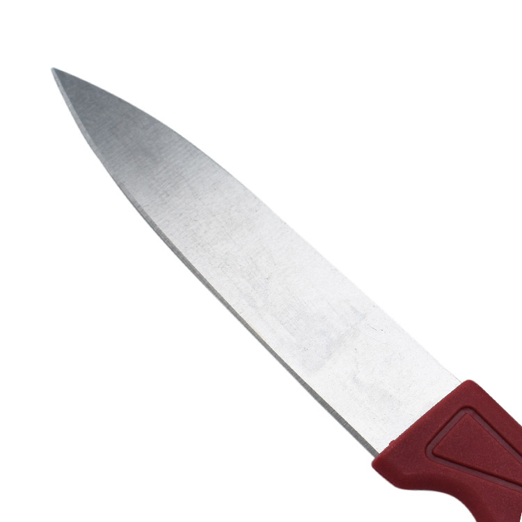 One-yuan street stall supply fruit knife, disposable small red set knife, small knife for banquets, wedding banquets, ox head, pig's foot and lamb leg Application Scenario