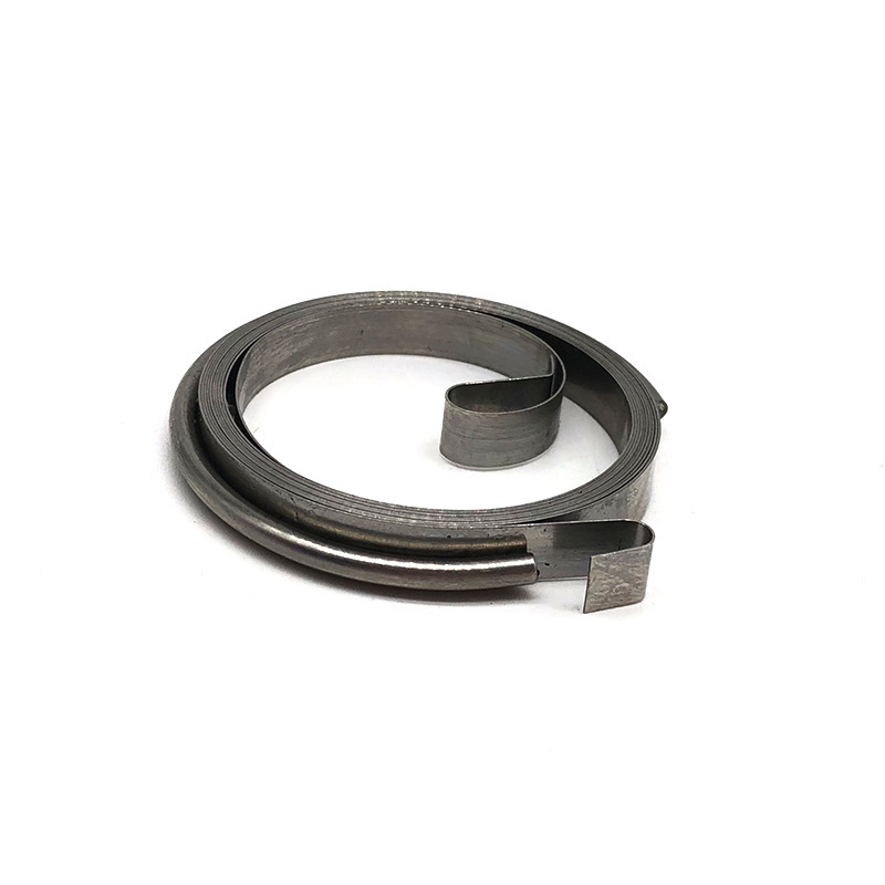 Stainless steel torque constant force spring, barbecue machine fan winding coil spring, hardware coil spring details Picture