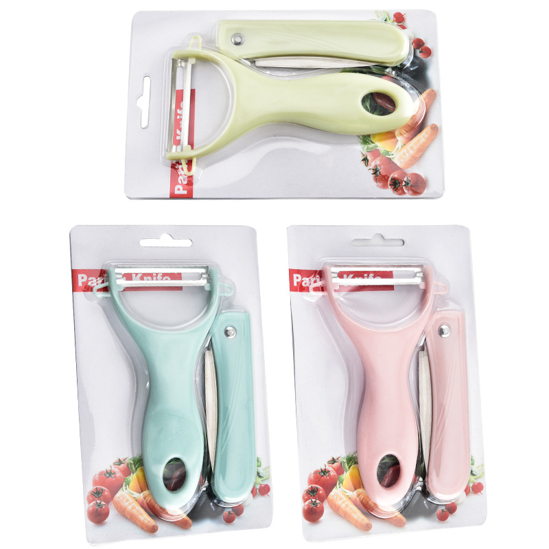 Wholesale peelers, peelers, water splash peelers, multi-functional fruit knives, melon peelers, two-piece set manufacturers full figure