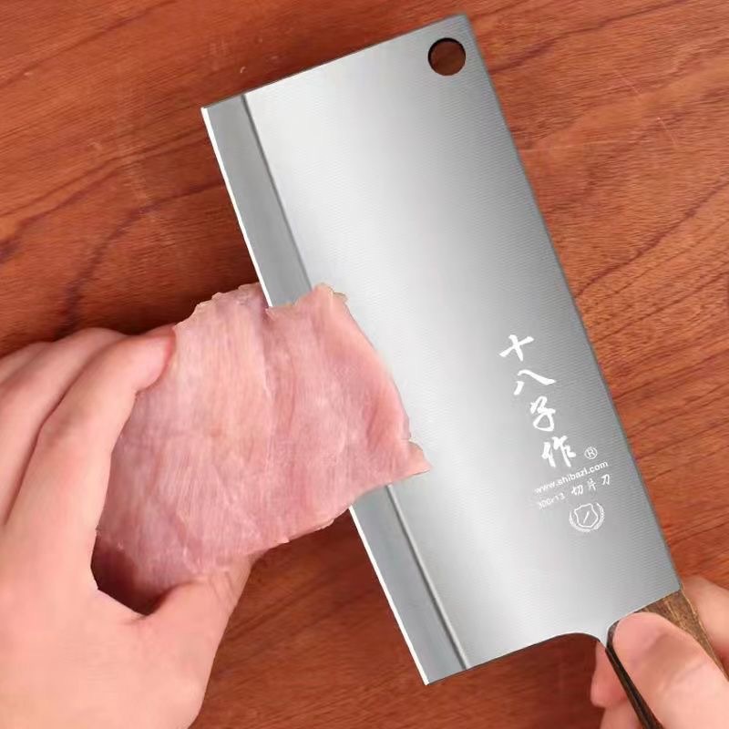 18 Sons Zuo Jia Hui 8350 Household slicing knife, genuine guarantee, Yangjiang 18 Sons 30CR13 Specification drawing