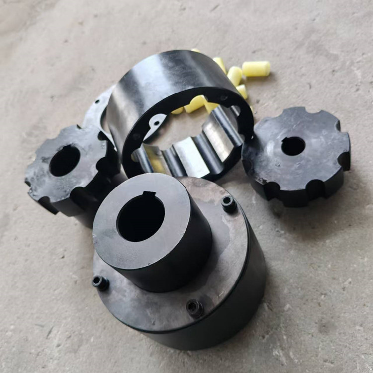 ZL elastic pin coupling drum gear transmission shaft connector nylon rod middle sleeve LZ cancellation coupling details Picture