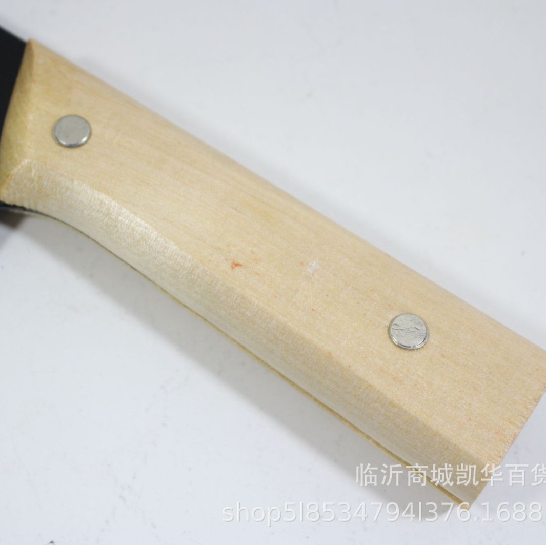 Household black wooden-handled kitchen knives, street vendors, wholesale of daily necessities at five yuan, Linyi supply Specification drawing