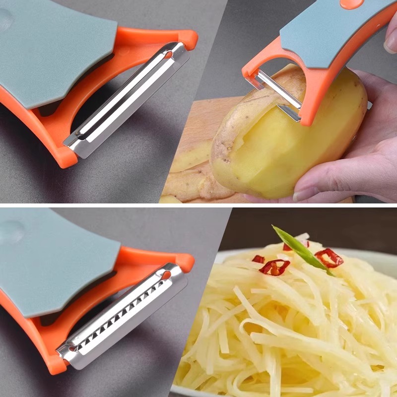 New peeler, slicer, potato peeler, household fruit and melon peeler, kitchen multi-functional dual-purpose peeler details Picture
