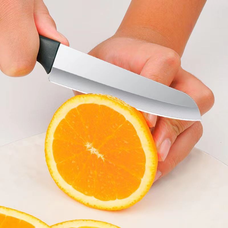 Stainless steel multi-functional fruit knife, special fruit knife for student dormitories, kitchen apple peeler with sleeve knife factory wholesale Specification drawing