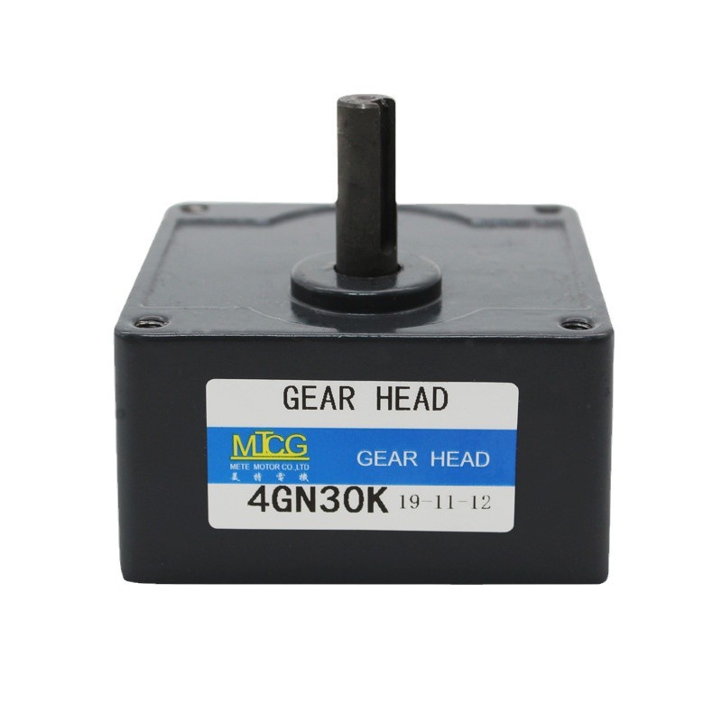 The gearbox, reduction gearbox and gear box are equipped with 6W-400W AC 220V speed-regulating gear reduction motors, which are of high strength Item Picture