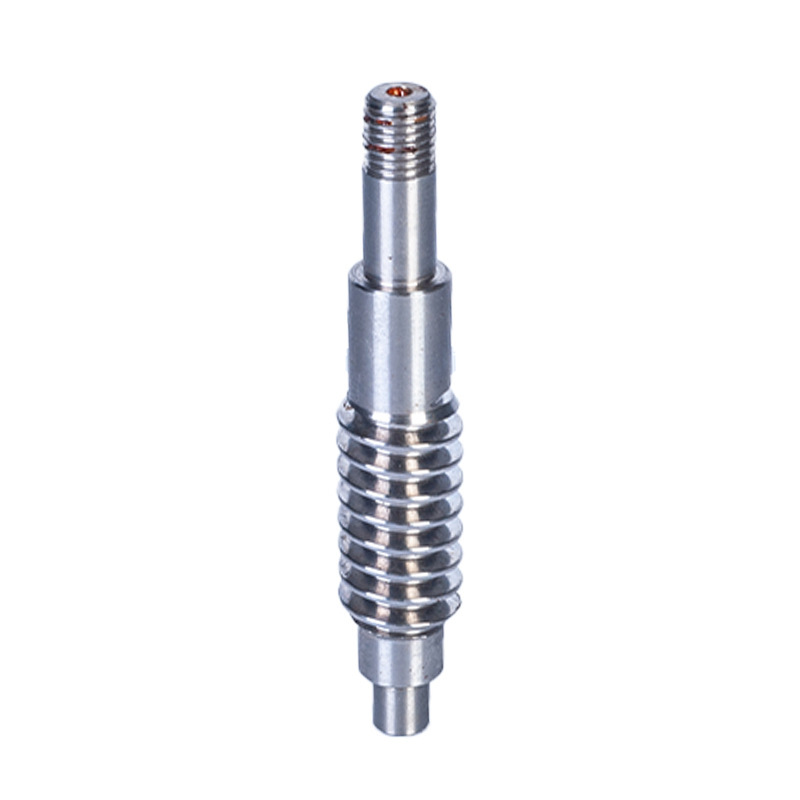 High-precision worm gear and worm transmission parts are processed by aluminum worm CNC lathes details Picture