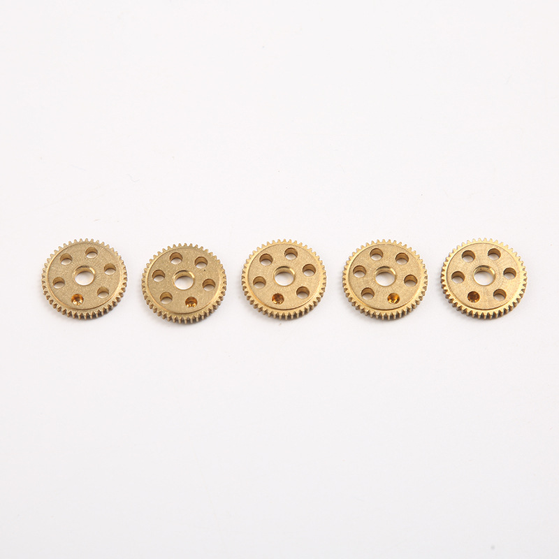 Wholesale of custom-made six-hole gear discs, high-precision industrial gears with large and small pitches, and special-shaped conveying gear discs Specification drawing