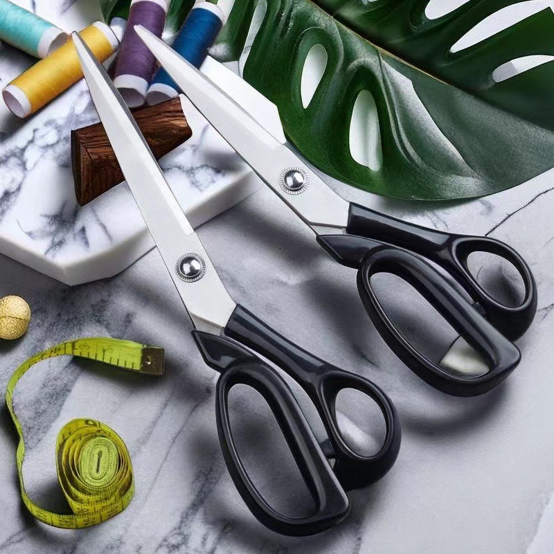 Factory direct supply of tailor-specific scissors, large scissors for sewing, clothing cutting, 8-12 inch fabric cutting, household use full figure
