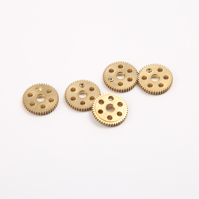 Wholesale of custom-made six-hole gear discs, high-precision industrial gears with large and small pitches, and special-shaped conveying gear discs details Picture