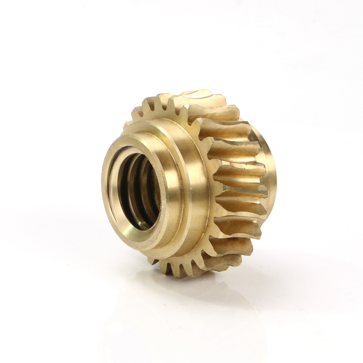 Factory direct supply of copper nuts, copper caps, mark processing, worm wheels, high-precision worm wheels, wear-resistant worm gears, high-load-bearing turbines Item Picture