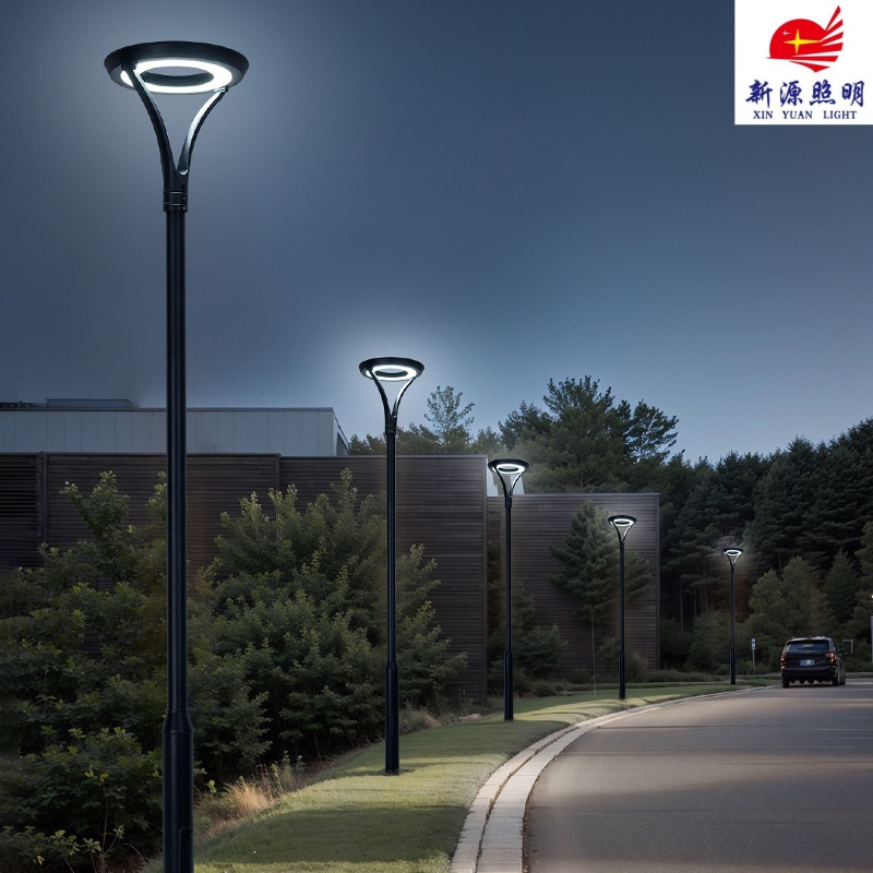 Solar al aire libre patio luz luz oscuridad automática jardín villa área residencial al aire libre a prueba de agua decoración polo alto luz details Picture