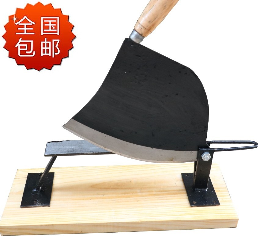 Free shipping, all-steel medicine knife, hand-cut medicine knife, guillotine knife, Chinese medicine knife, food guillotine knife, medicinal material slicing knife, gray full figure