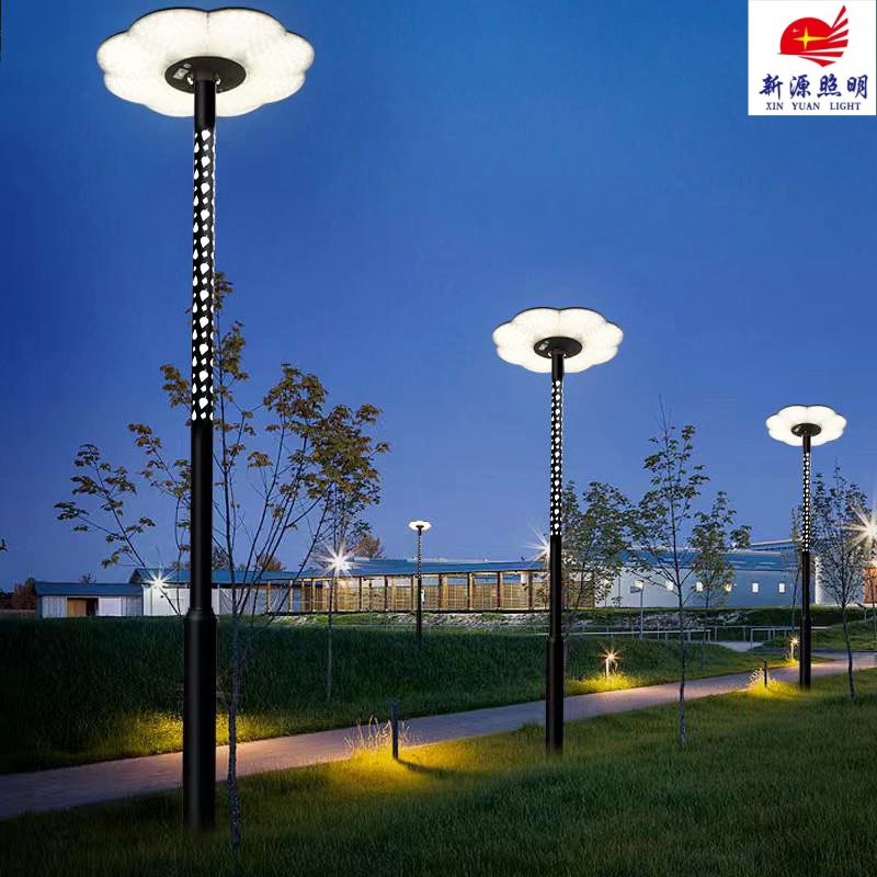 Luz de calle solar al aire libre hogar luz de patio super brillante villa de jardín luz de poste alto área residencial parque carretera paisaje luz details Picture