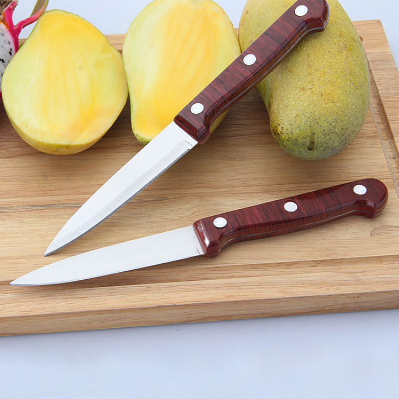 Bar fruit knife, household stainless steel knife, peeler, mini fruit peeler, fruit knife, imported knife full figure