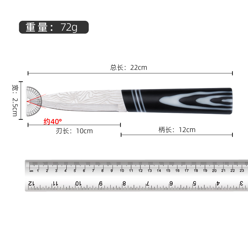 Jinniangzi stainless steel kitchen knives, fruit knives, multi-purpose household small knives, portable fruit and vegetable sets, sharp dormitory Application Scenario