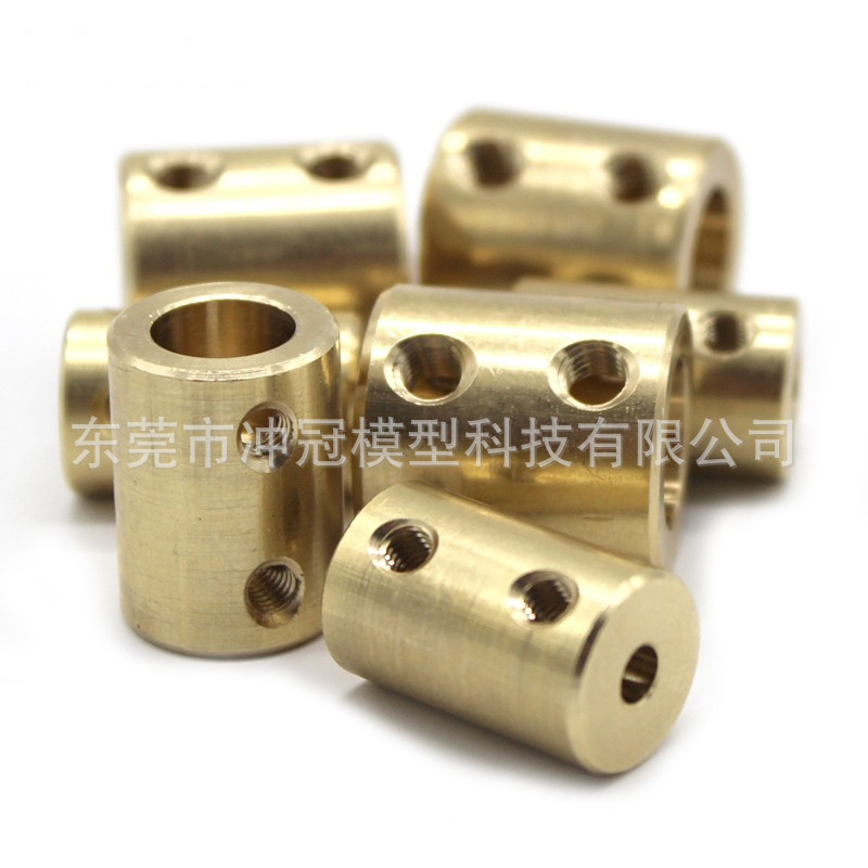 Cylindrical couplings, rigid couplings, pure copper and brass connectors, motor accessories Specification drawing