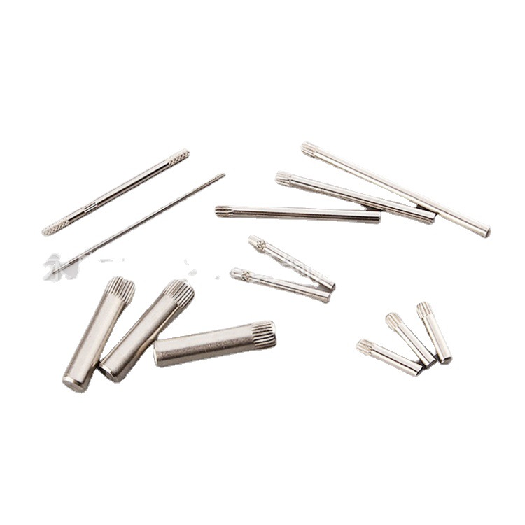 Stainless steel shaft knurled shaft, space cup lid pin four-piece set, plastic cup pin, hardware bite flower shaft manufacturer supplies full figure