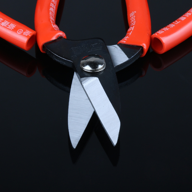 Manulife Star cutting scissors, iron shears, steel wire shears, electrician shears, short-nozzle shears, industrial small-head jewelry tools full figure