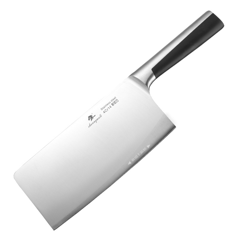 Stainless steel slicer for household use, cutting vegetables, meat, chicken bones and pork ribs. Chef's meat slicer, sharp and durable kitchen knife Item Picture