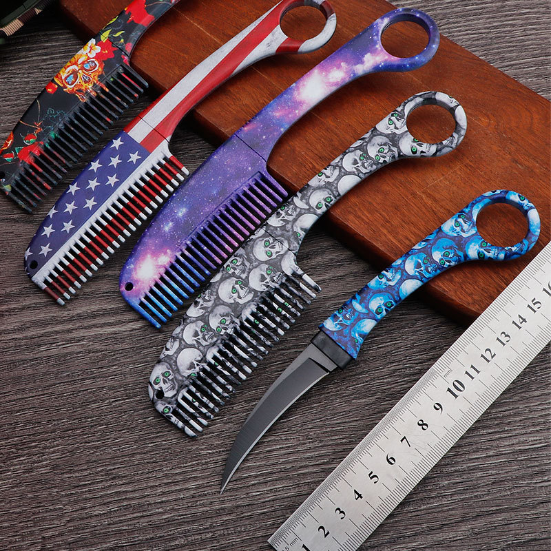 Household kitchen comb, fruit knife, stainless steel fruit and vegetable peeler, small knife, peeler, portable apple peeler details Picture