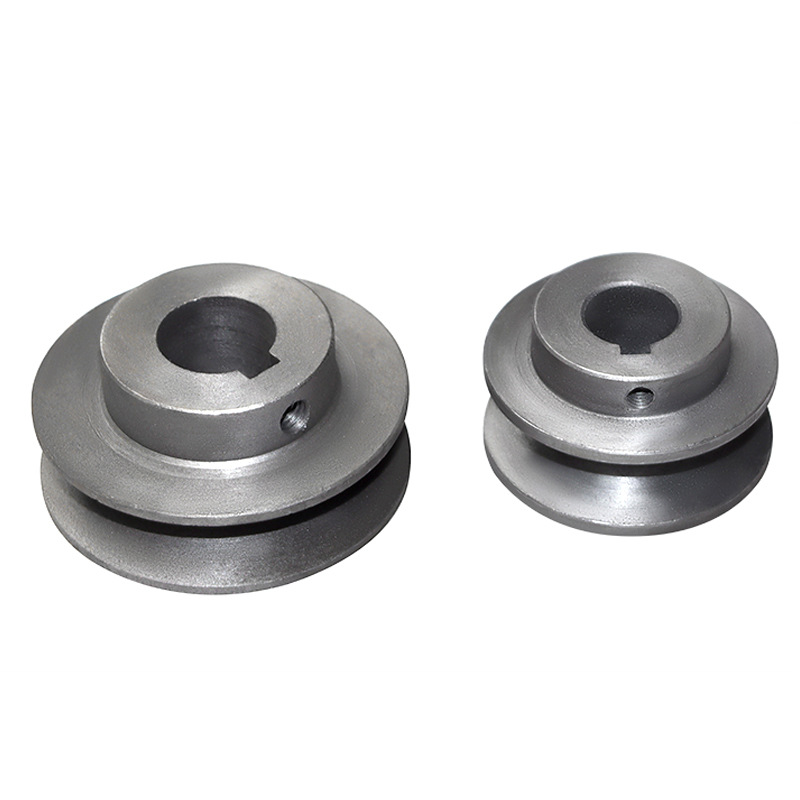 Factory direct supply of cast iron pulleys for motor drive of Type A and Type B 2-slot reducers with protrusions Item Picture