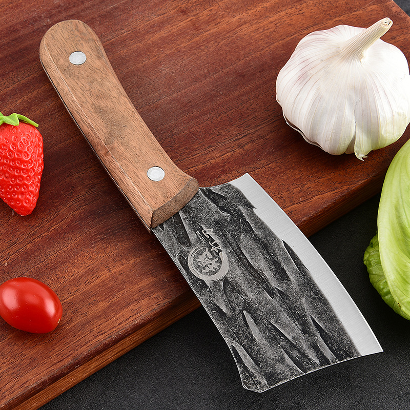 A convenient mini forged kitchen knife for small household use, a sharp kitchen stainless steel slicing knife in stock, made of fine steel Specification drawing