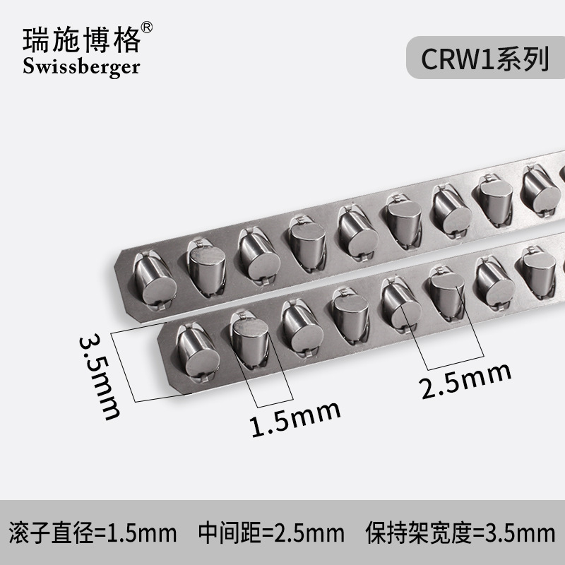 Rishberg CRW4 stainless steel/copper cage, roller bar, linear slide bar, roller row, ball bar, needle bar details Picture