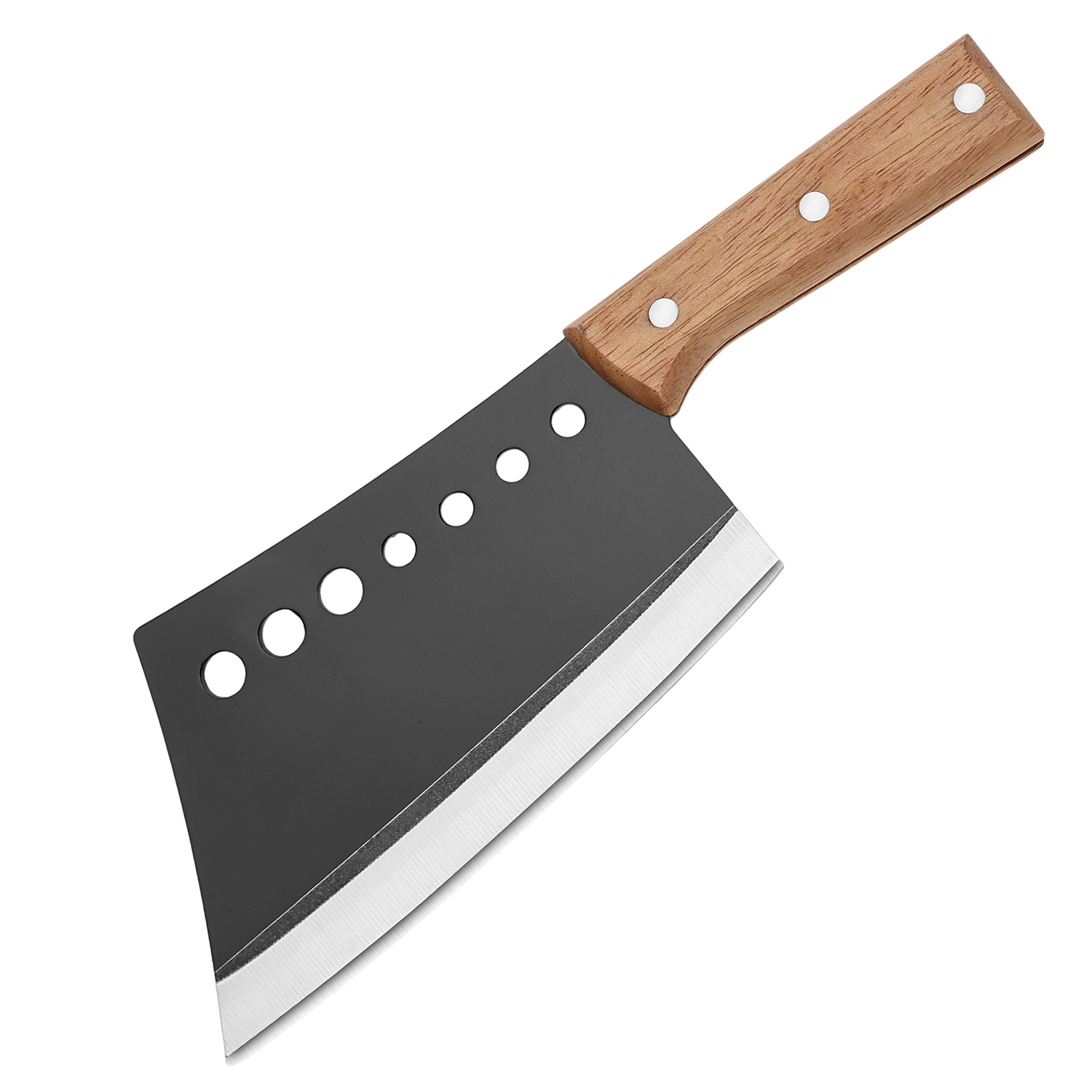 The hand-forged bone-cutting knife for traveling around the world is a dual-purpose knife for chopping and slicing. It is sharp and durable. It is a bone-cutting and slicing knife from Yangjiang knives Item Picture
