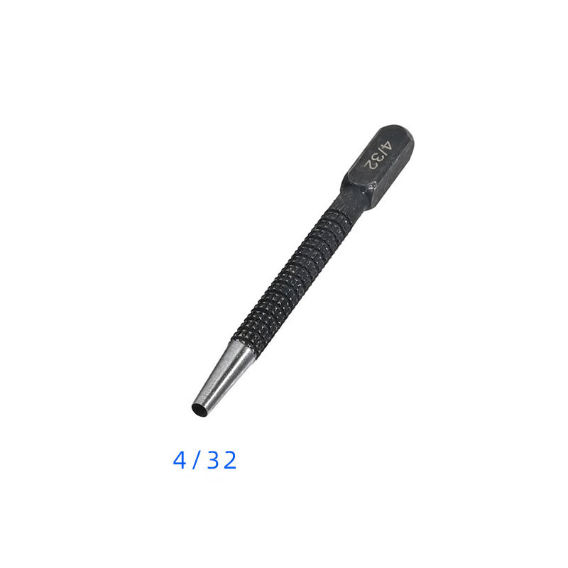 The 3-piece set of 1.5/2/3mm center punch anti-slip center punch kit with black cylindrical nail punch is selling well across the border undefined