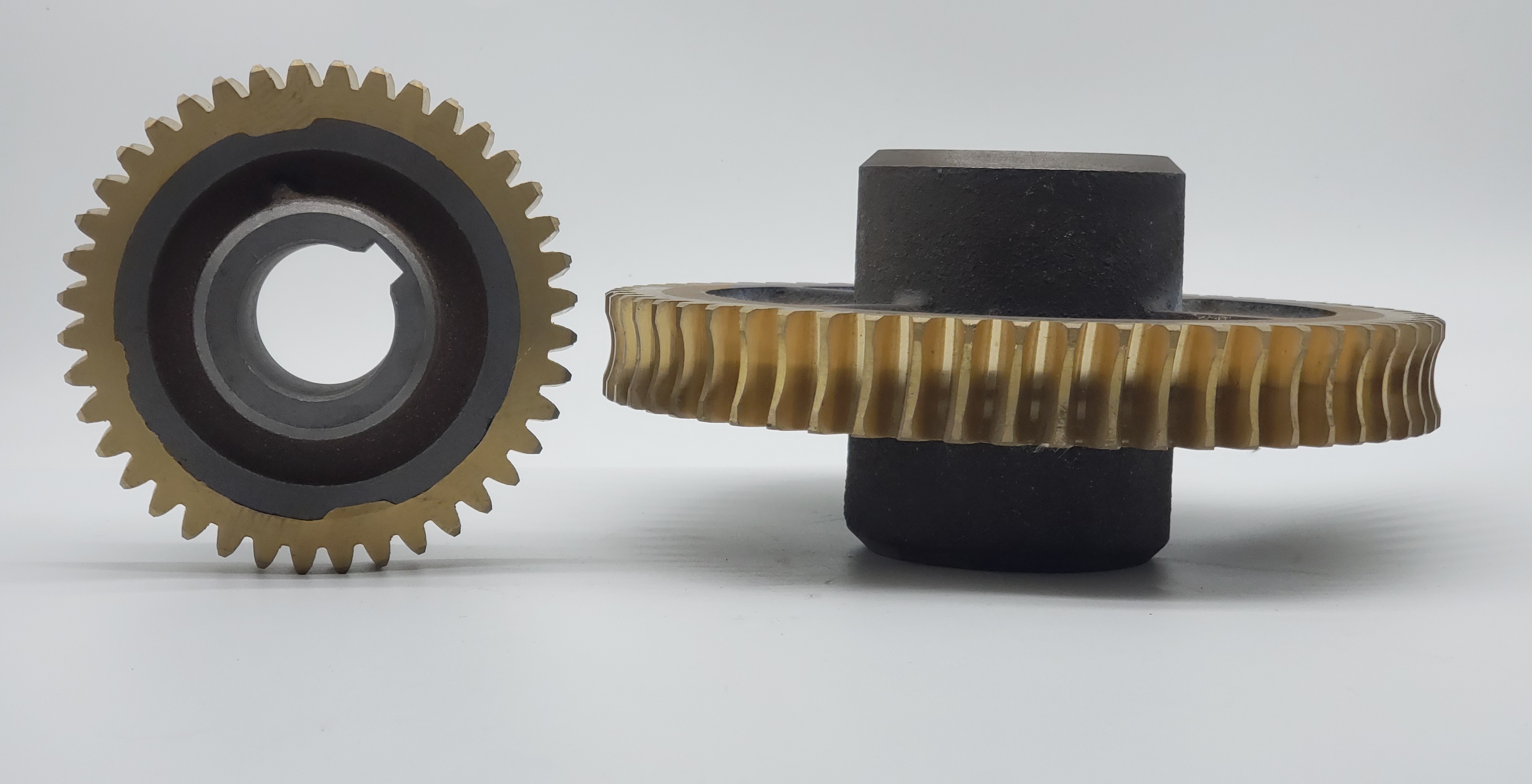 WPA reducer worm gear, WPO/WPX/WPS iron core worm gear, copper worm gear, worm gear and worm reducer accessories details Picture