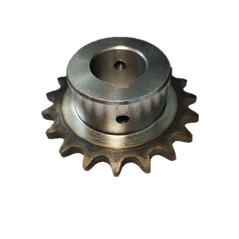 Hole industrial gear 4 points of 45 steel sprocket with 08 b chain 10/12/13/14/15/16/17/18/20 Item Picture