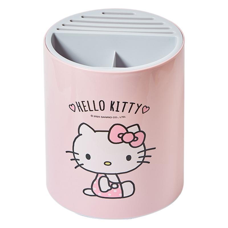 Sanrio home knife rack, storage rack, cartoon kitchen desktop storage rack, multi-functional integrated draining knife rack Item Picture