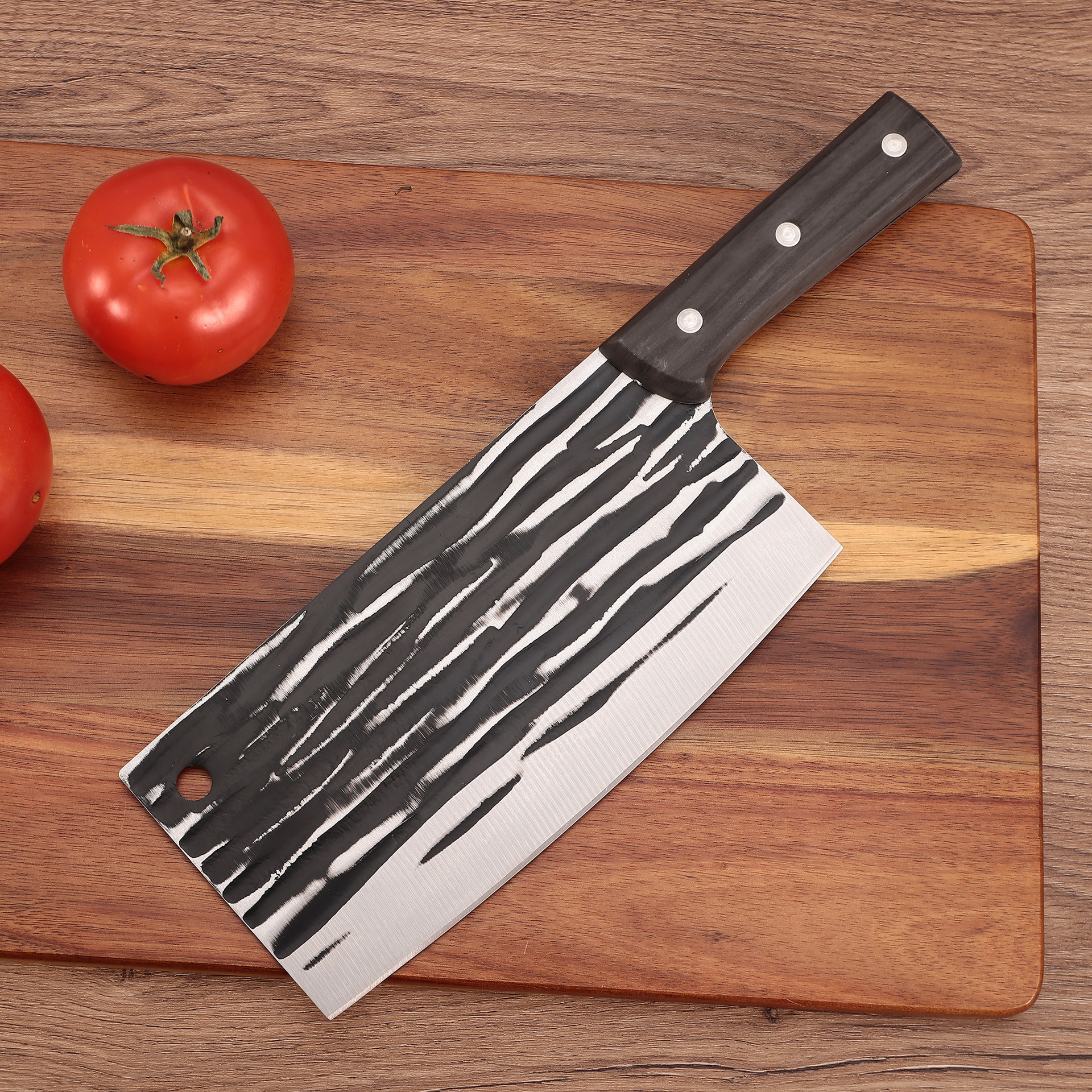"Running around the world stainless steel forging household kitchen knife, sharp cutting knife, slicing knife, street stall kitchen knife, cutting dual-purpose knife. details Picture