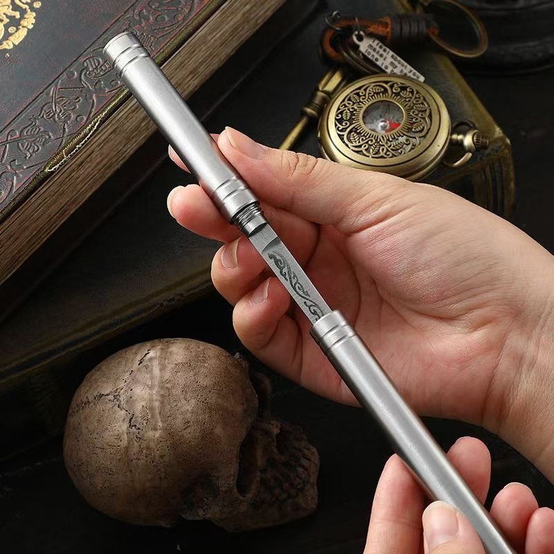 Ba Wang Guan all-steel mini tea knife, household fruit peeler, steak handle meat knife, camping portable camping knife details Picture