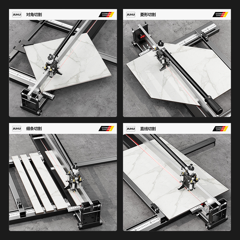 Tile cutting machine push knife, manual high-precision knife, handheld desktop, household floor tile cutting wonder, floor tile push knife Item Picture