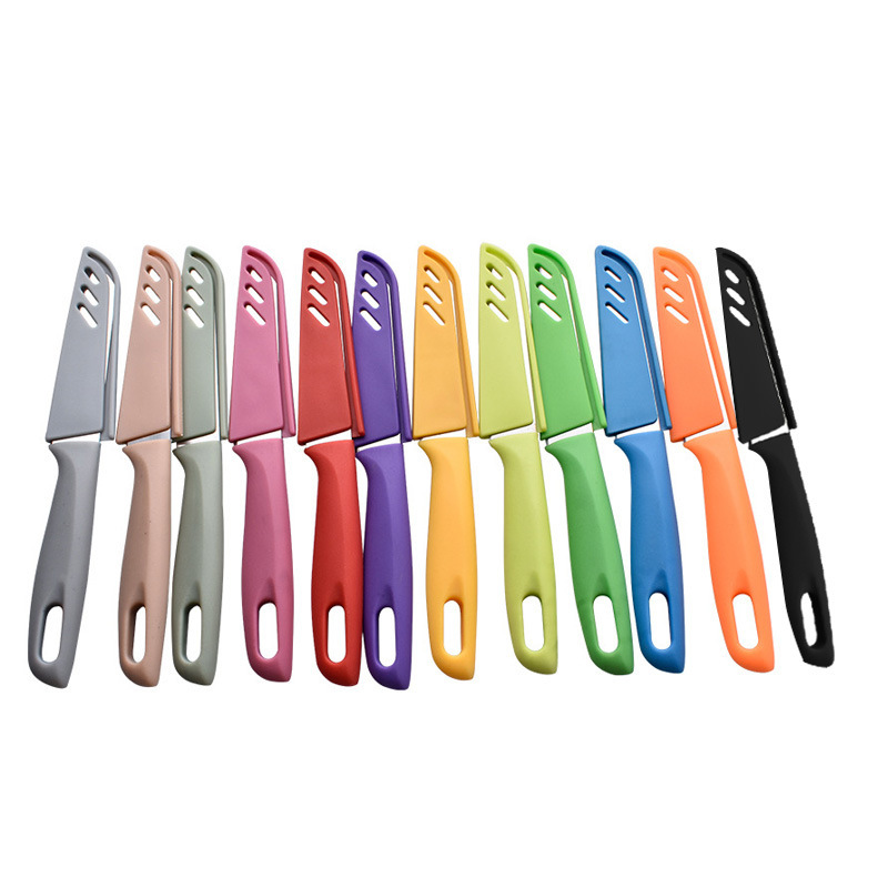 Kitchen fruit knife, stainless steel fruit and vegetable peeler knife, household portable outdoor apple peeler with sheath Application Scenario