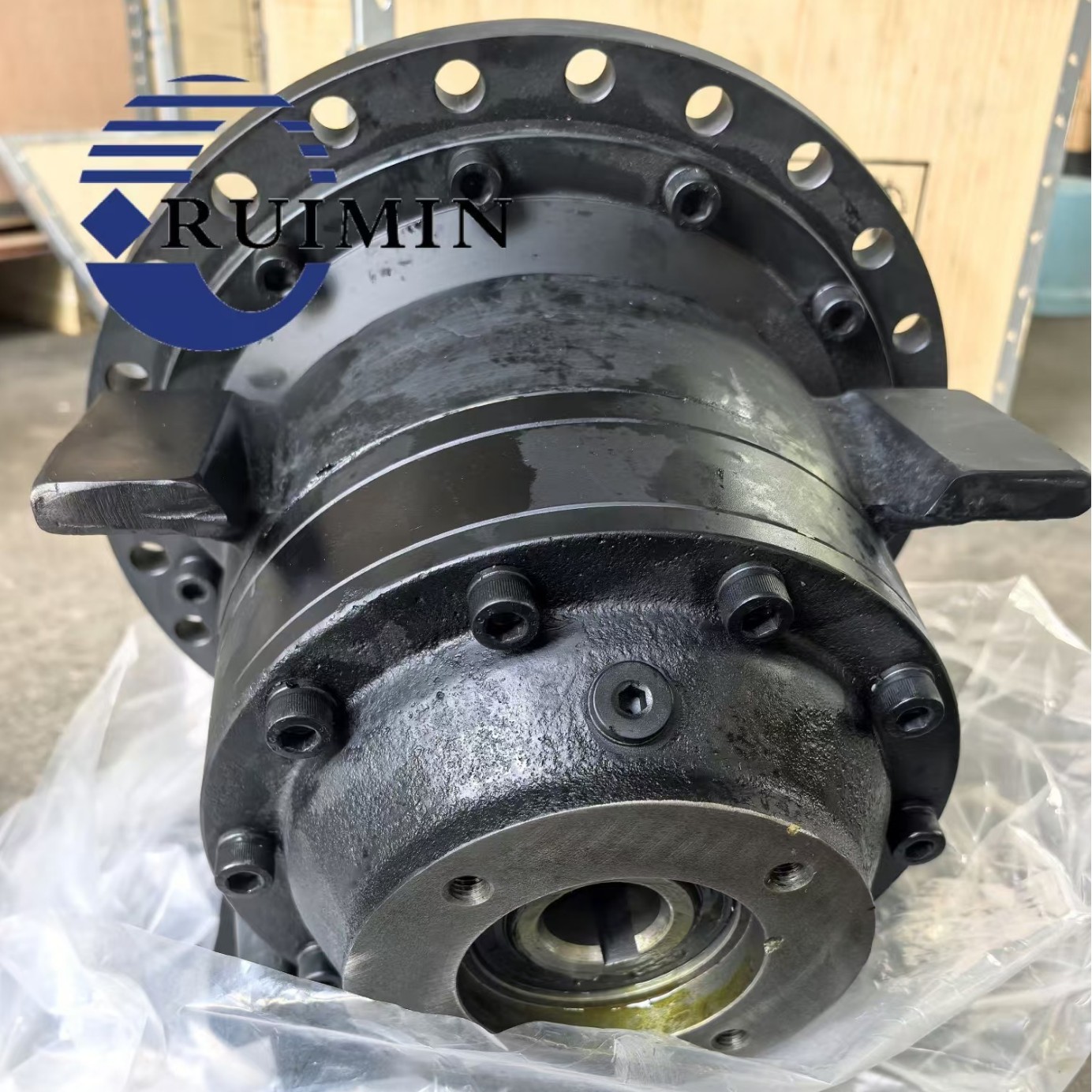 1.5 cubic meter reducer, small volume reducer, 1.5 cubic meter mixer truck reducer, original manufacturer, used in mixer trucks Specification drawing