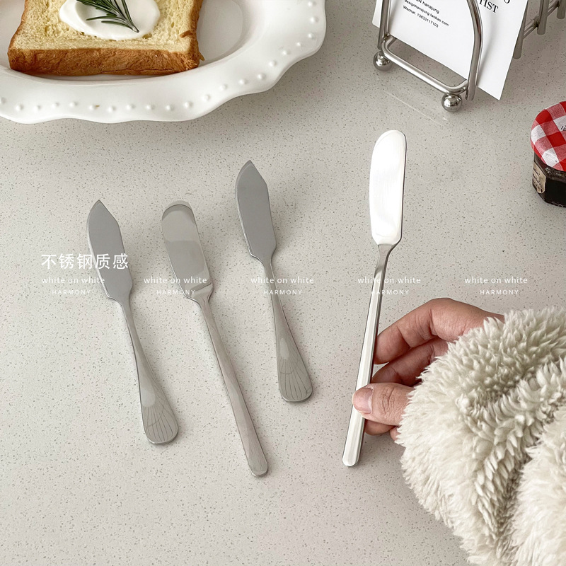 Jam spatula, stainless steel butter spatula, toast spread spatula, cream spatula, baking tools, spatula Specification drawing