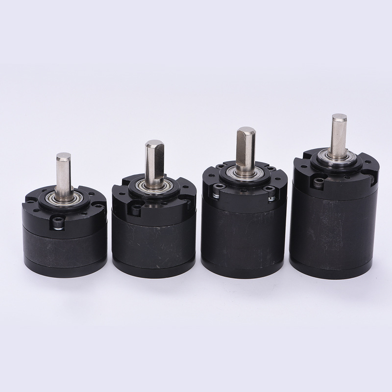 PW Puwei 36mm outer diameter 555 motor intelligent planetary reducer metal plastic reduction gear motor Specification drawing